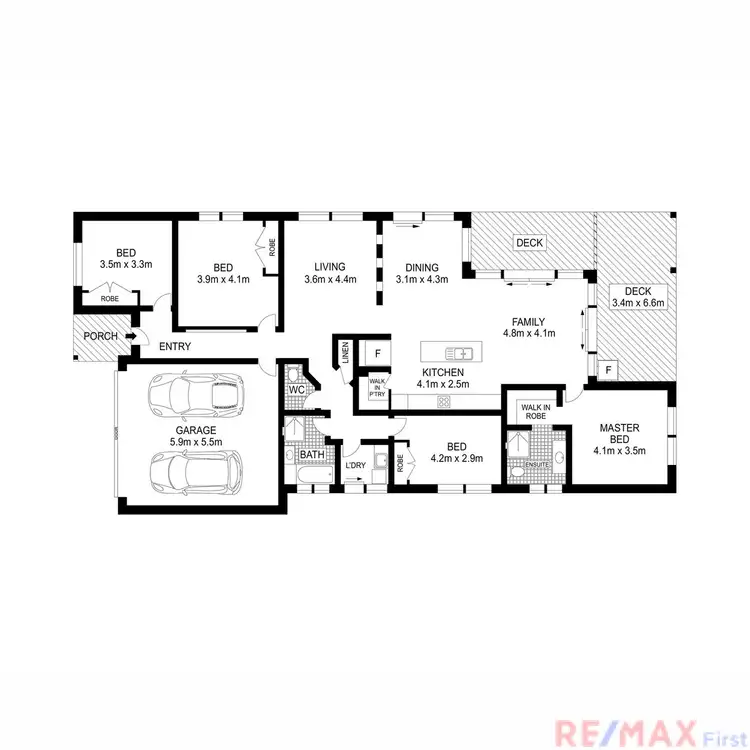 Floorplan of Homely house listing, 6 Golden Street, Caloundra West QLD 4551