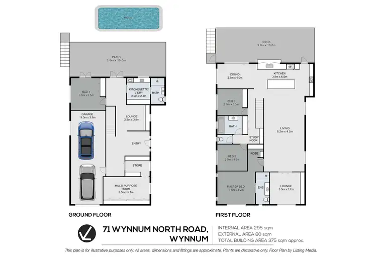 Floorplan of Homely house listing, 71 Wynnum North Road, Wynnum QLD 4178