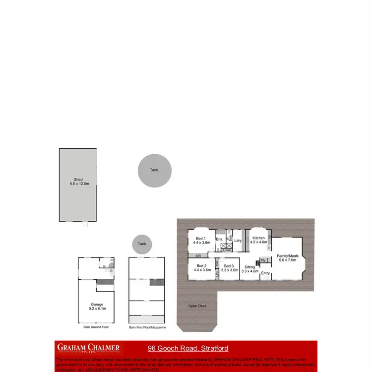 Floorplan of Homely house listing, 96 Gooch Road, Stratford VIC 3862
