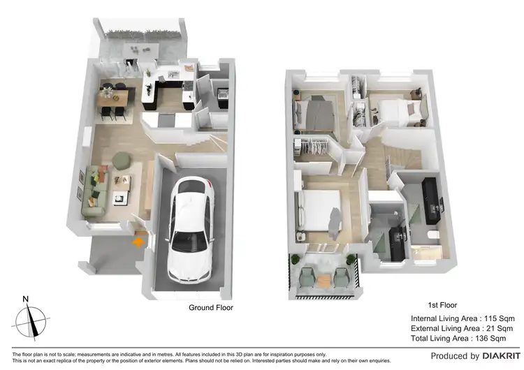 Floorplan of Homely townhouse listing, 123/350 Leitchs Road, Brendale QLD 4500