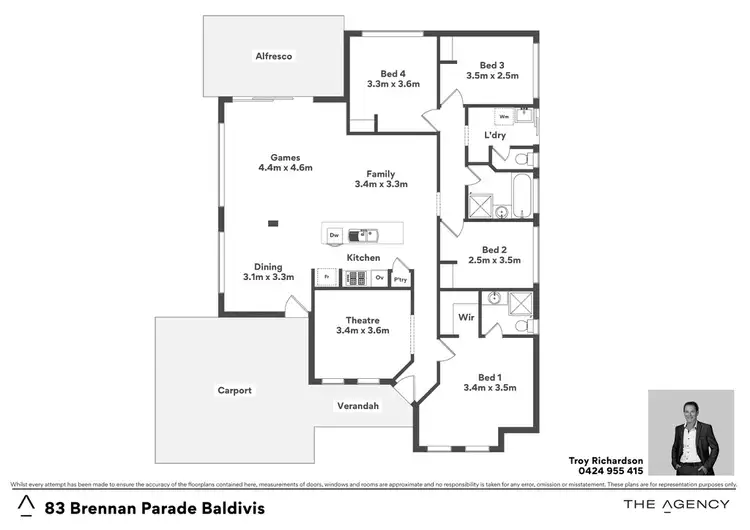 Floorplan of Homely house listing, 23/5 Brennan Promenade, Baldivis WA 6171