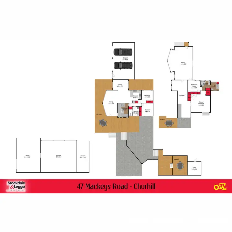 Floorplan of Homely house listing, 47 Mackeys Road, Churchill VIC 3842