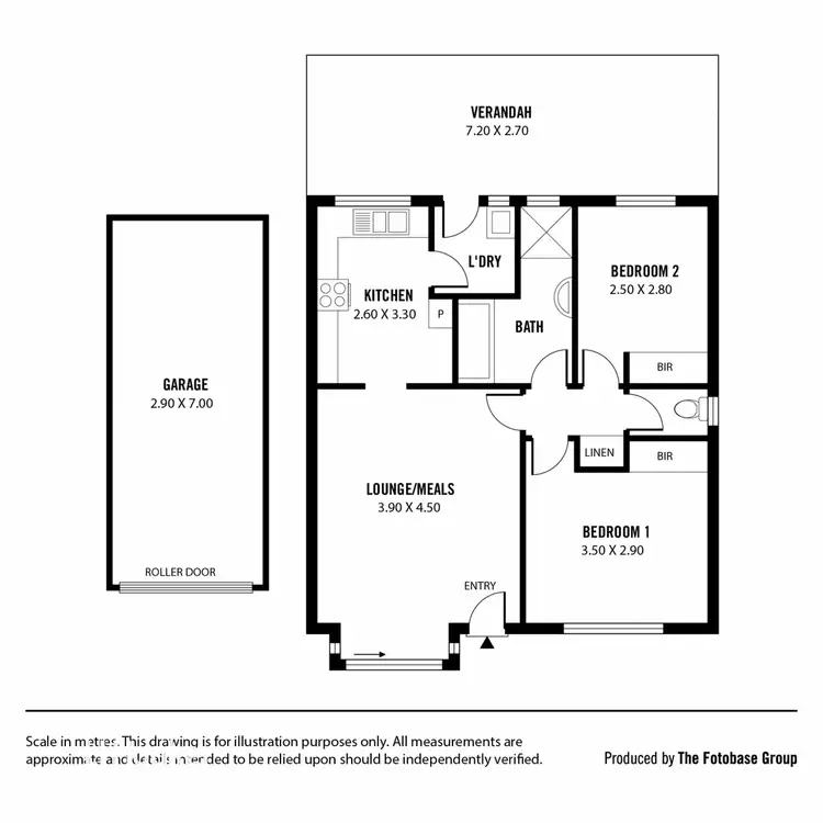 Floorplan of Homely unit listing, 4/42 Third Avenue, St Morris SA 5068