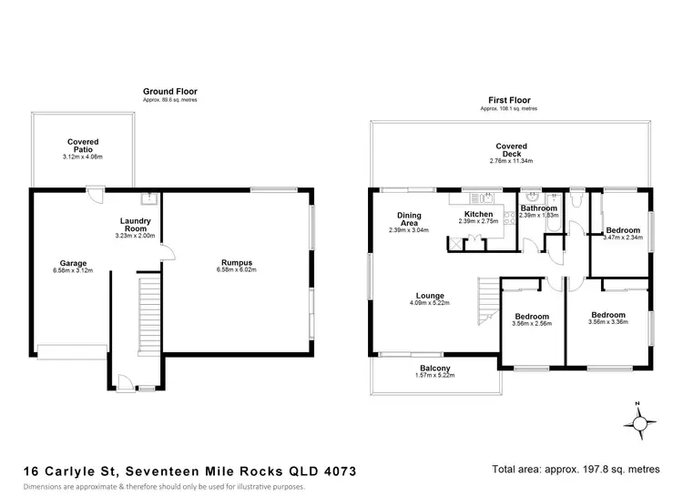 Floorplan of Homely house listing, 16 Carlyle Street, Seventeen Mile Rocks QLD 4073