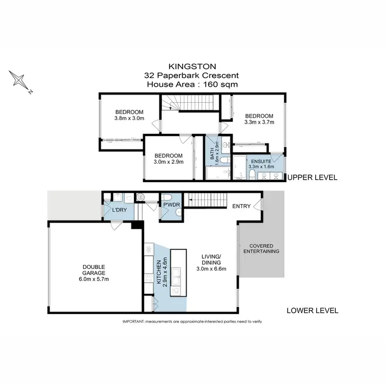 Floorplan of Homely townhouse listing, 32 Paperbark Crescent, Kingston TAS 7050