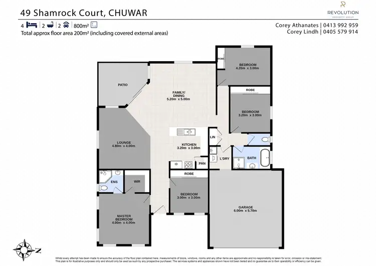 Floorplan of Homely house listing, 49 Shamrock Court, Chuwar QLD 4306