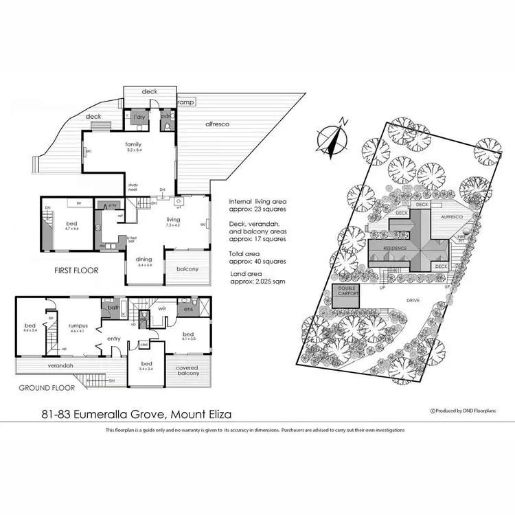 Floorplan of Homely house listing, 81-83 Eumeralla Grove, Mount Eliza VIC 3930