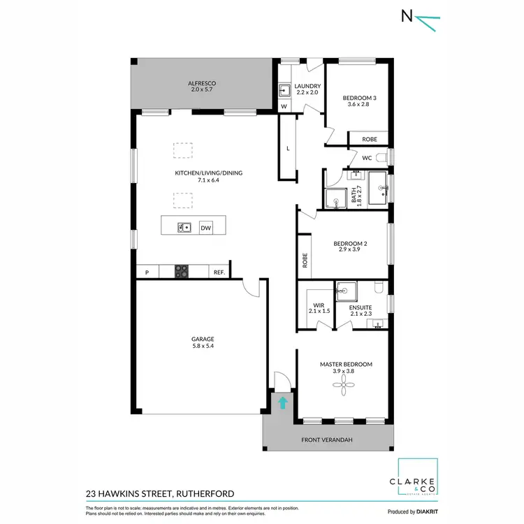 Floorplan of Homely house listing, 23 Hawkins Street, Rutherford NSW 2320