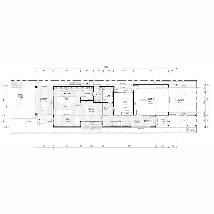 Floorplan of Homely house listing, Lot 4 39-41 Seaville Avenue, Scarborough QLD 4020