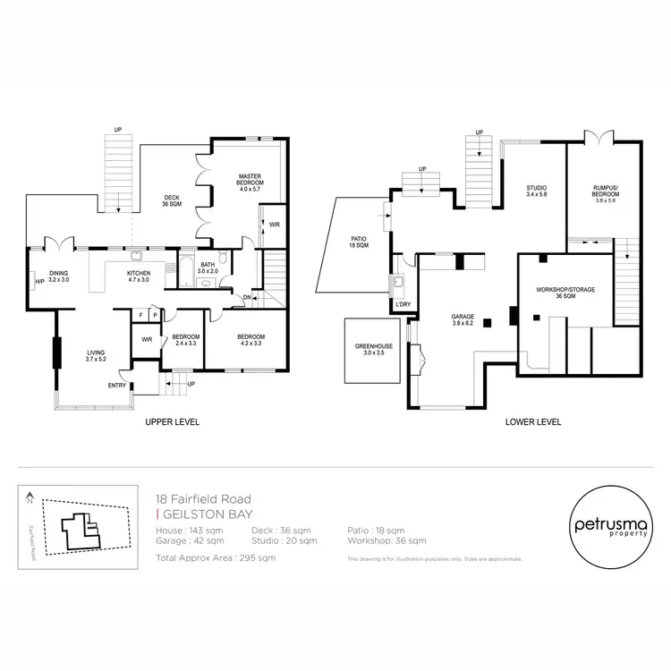 Floorplan of Homely house listing, 18 Fairfield Road, Geilston Bay TAS 7015