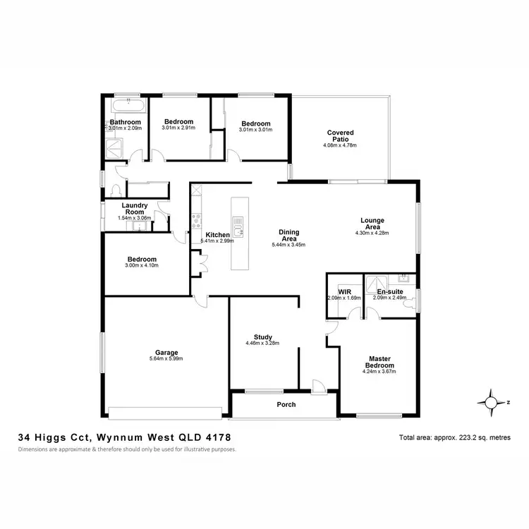 Floorplan of Homely house listing, 34 Higgs Circuit, Wynnum West QLD 4178