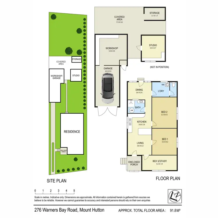 Floorplan of Homely house listing, 276 Warners Bay Road, Mount Hutton NSW 2290
