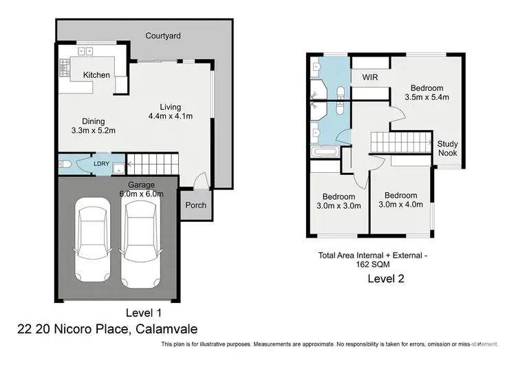 Floorplan of Homely townhouse listing, 22/20 Nicoro Place, Calamvale QLD 4116
