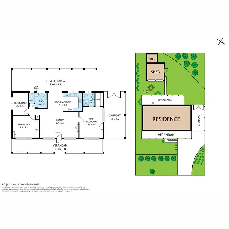 Floorplan of Homely house listing, 4 Enjay Street, Victoria Point QLD 4165