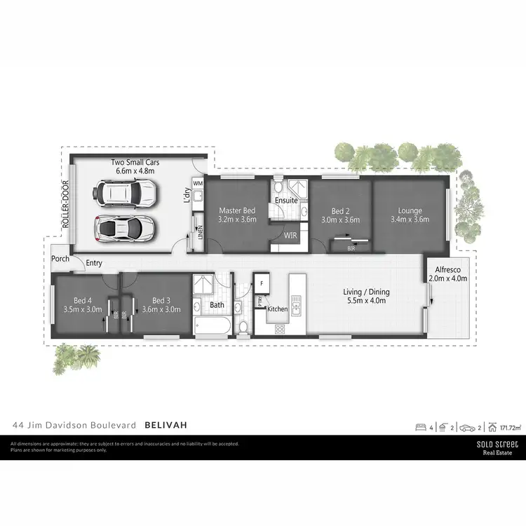 Floorplan of Homely house listing, 44 Jim Davidson Boulevard, Belivah QLD 4207