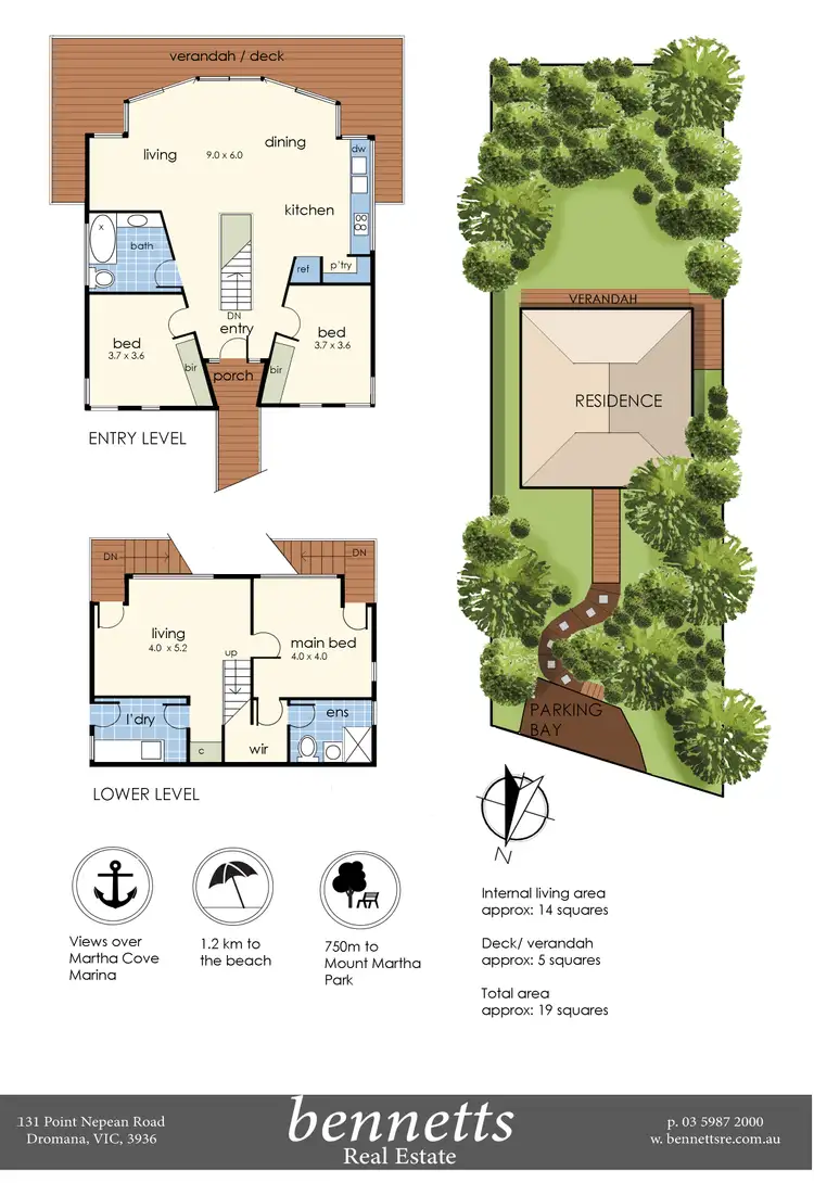 Floorplan of Homely house listing, 116 Ellerina Road, Mount Martha VIC 3934