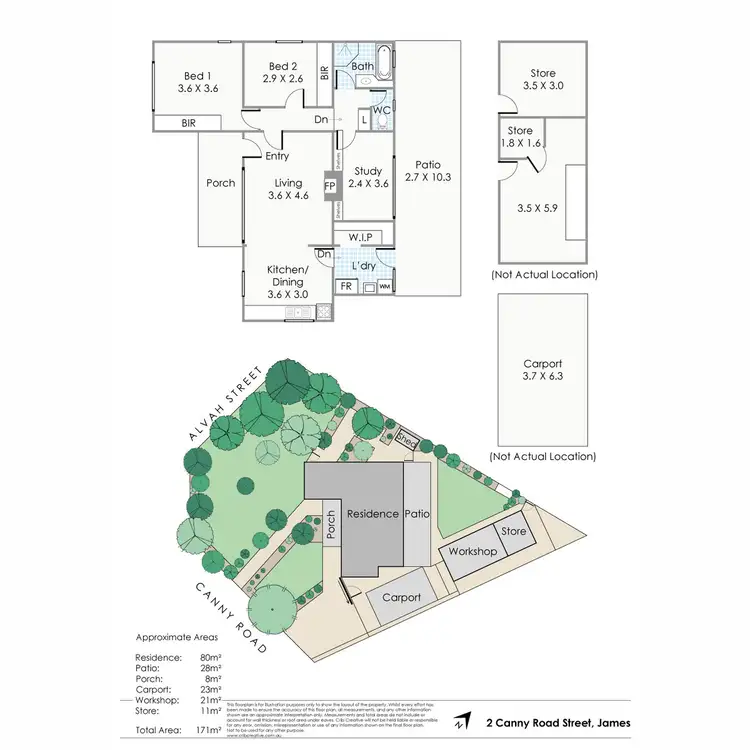 Floorplan of Homely house listing, 2 Canny Road, St James WA 6102