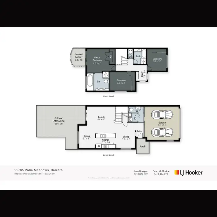 Floorplan of Homely house listing, 92/85 Palm Meadows Drive, Carrara QLD 4211
