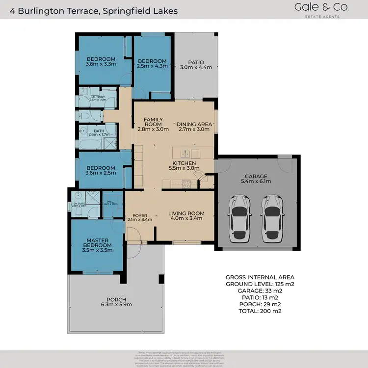 Floorplan of Homely house listing, 4 Burlington Terrace, Springfield Lakes QLD 4300