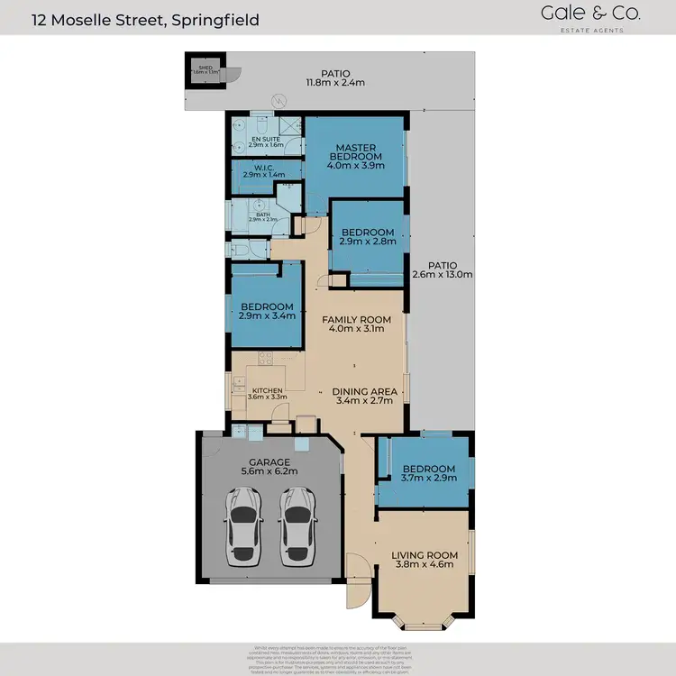 Floorplan of Homely house listing, 12 Moselle Street, Springfield QLD 4300