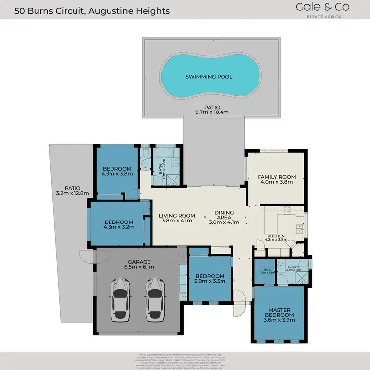 Floorplan of Homely house listing, 50 Burns Circuit, Augustine Heights QLD 4300