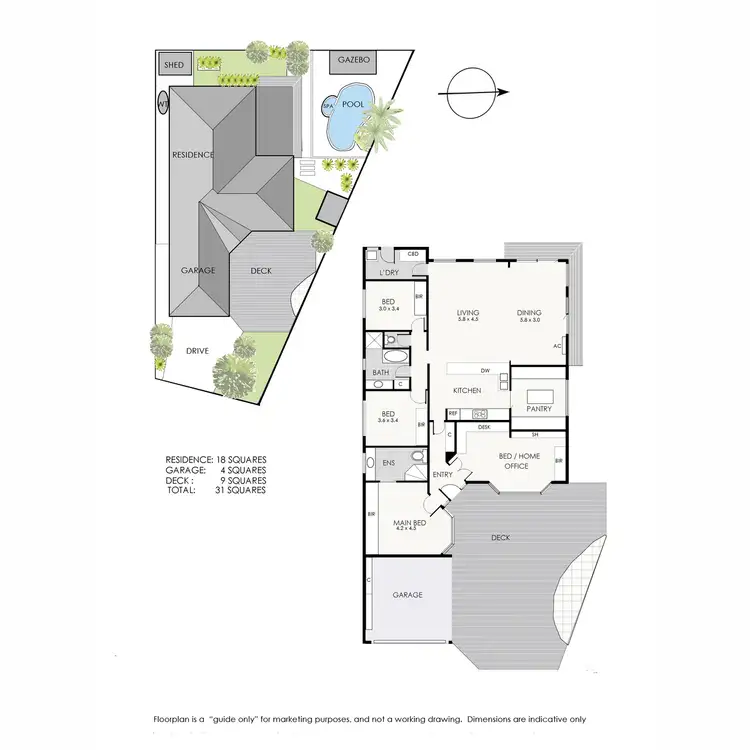 Floorplan of Homely house listing, 11 Laird Close, Aspendale Gardens VIC 3195