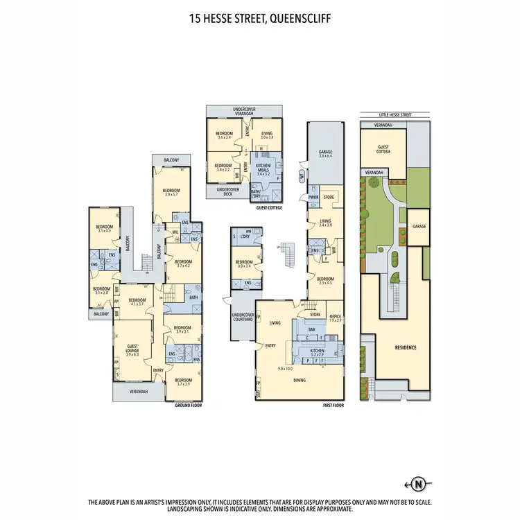 Floorplan of Homely house listing, 15 Hesse Street, Queenscliff VIC 3225