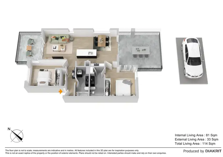 Floorplan of Homely apartment listing, 22/1 Linear Drive, Mango Hill QLD 4509