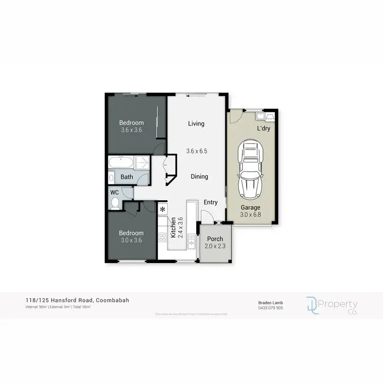 Floorplan of Homely villa listing, 118/125 Hansford Road, Coombabah QLD 4216