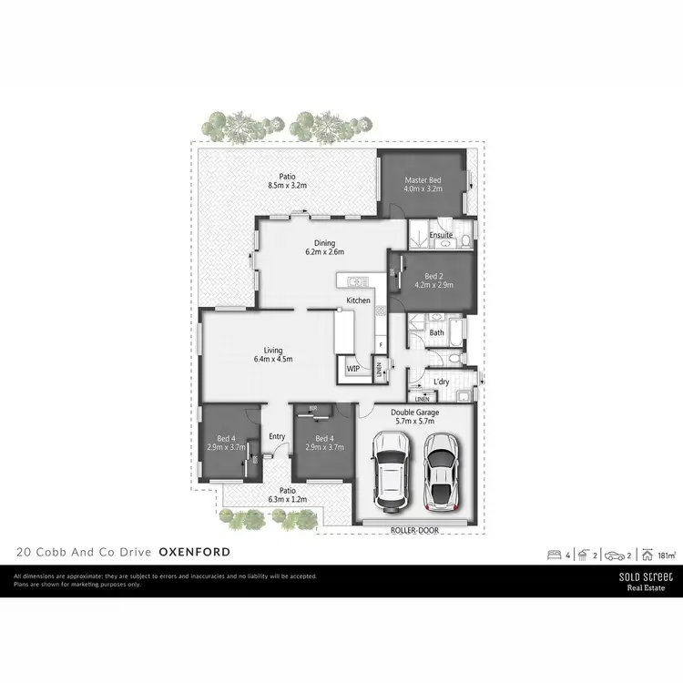 Floorplan of Homely house listing, 20 Cobb & Co Drive, Oxenford QLD 4210