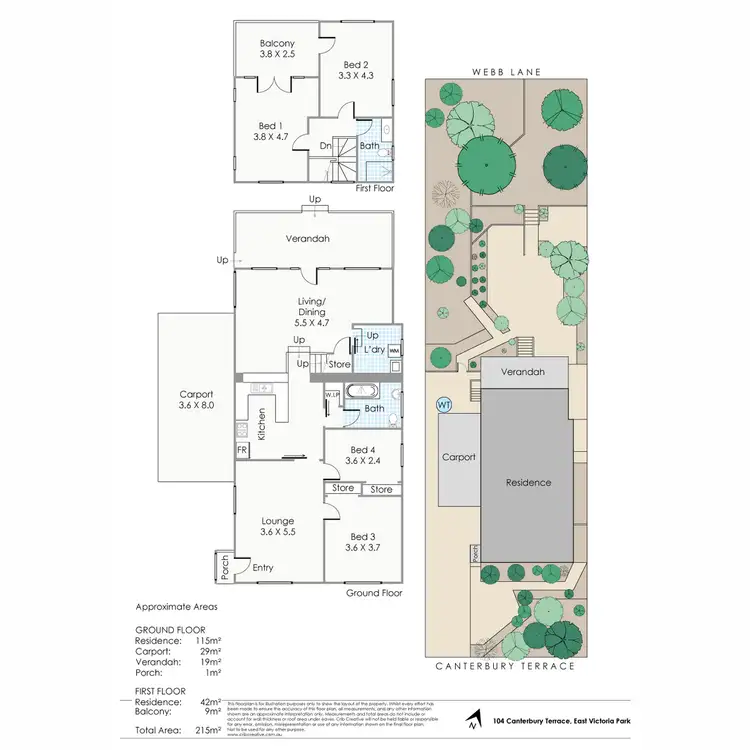 Floorplan of Homely house listing, 104 Canterbury Terrace, East Victoria Park WA 6101