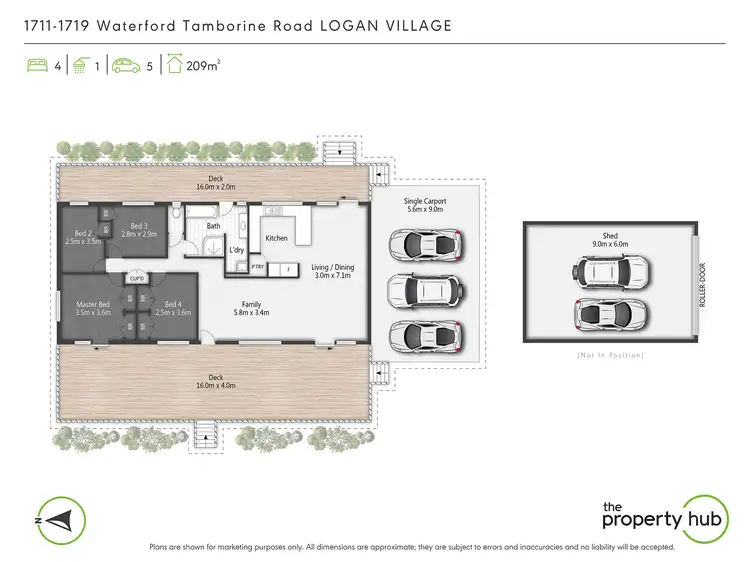 Floorplan of Homely house listing, 1711-1719 Waterford Tamborine Road, Logan Village QLD 4207