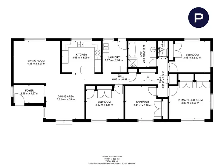 Floorplan of Homely house listing, 14 Overlea Street, Nudgee QLD 4014