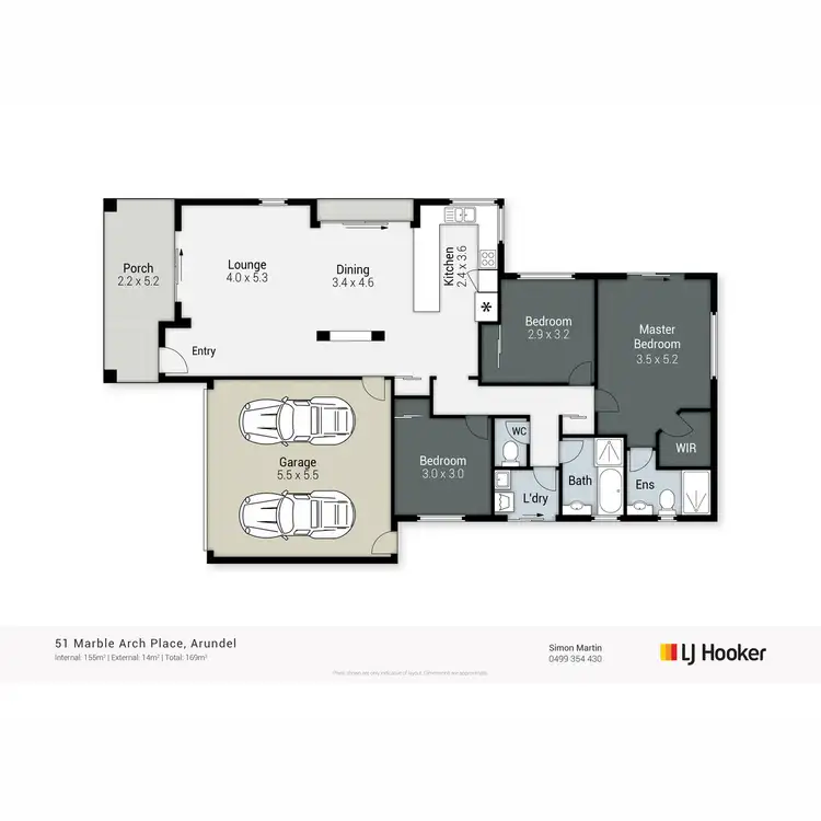 Floorplan of Homely house listing, 51 Marble Arch Place, Arundel QLD 4214