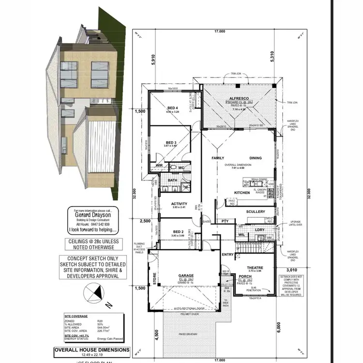 Floorplan of Homely house listing, 13 Wamberal Way, Burns Beach WA 6028