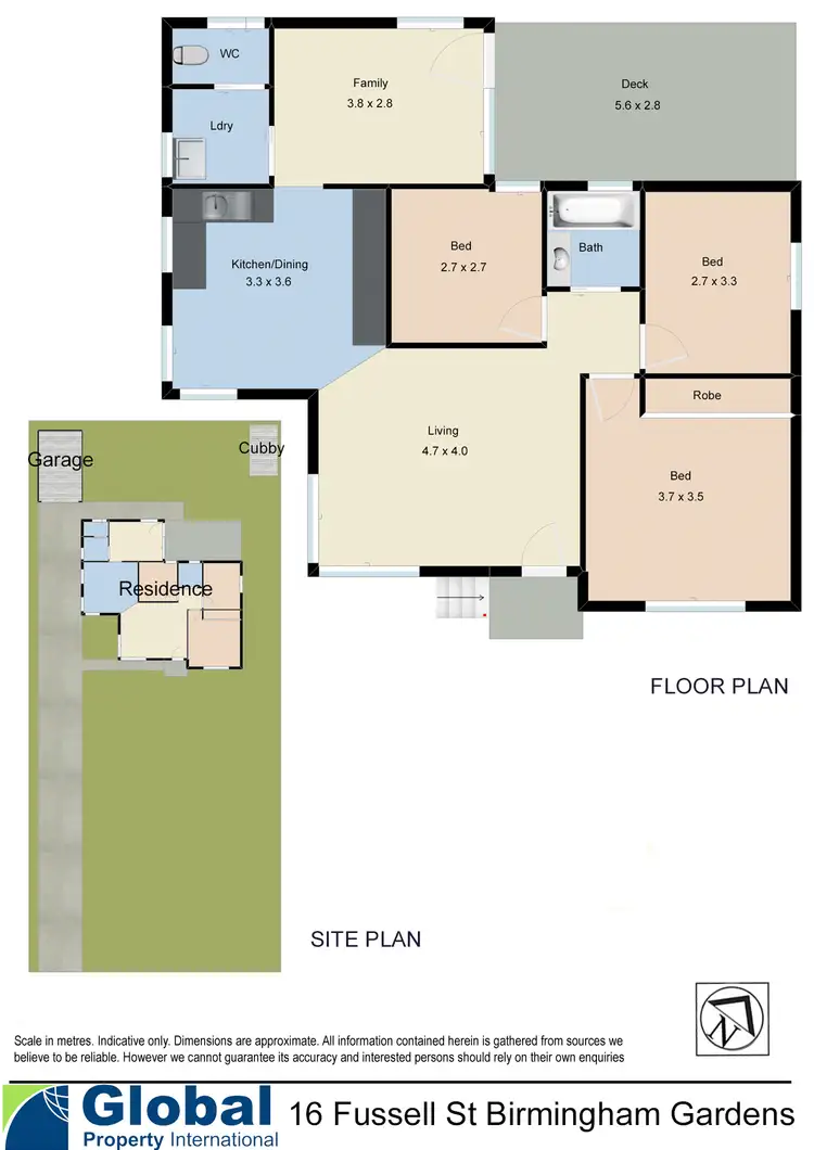 Floorplan of Homely house listing, 16 Fussell Street, Birmingham Gardens NSW 2287