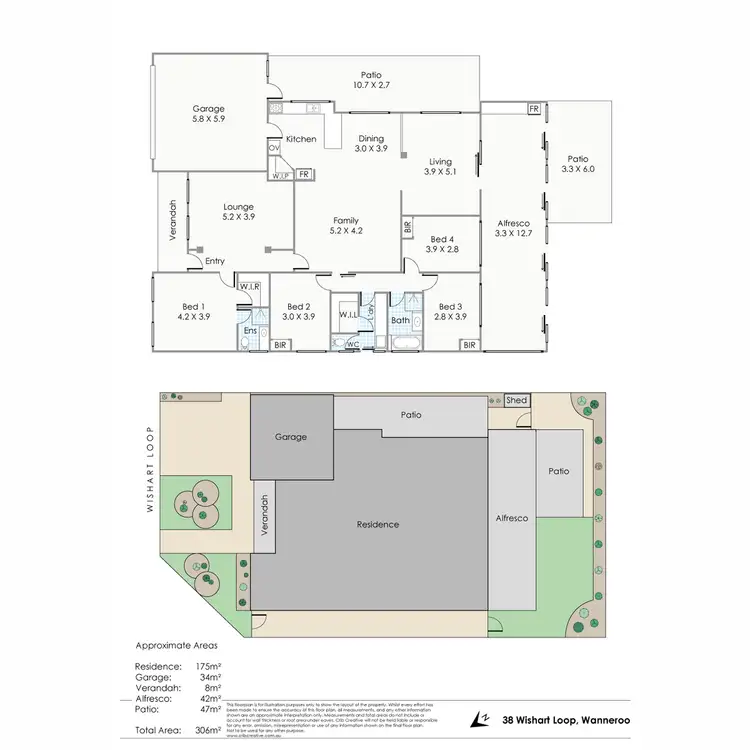 Floorplan of Homely house listing, 38 Wishart Loop, Wanneroo WA 6065