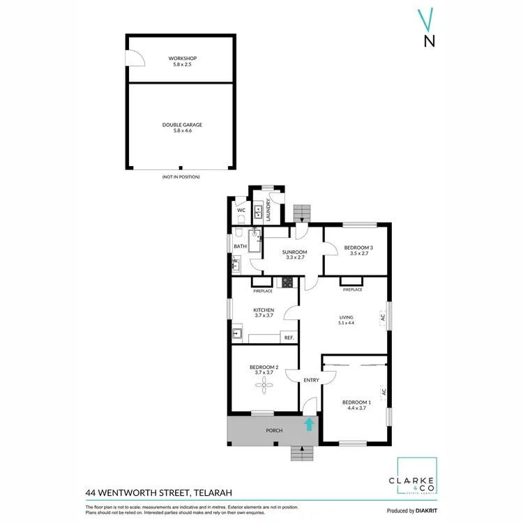 Floorplan of Homely house listing, 44 Wentworth Street, Telarah NSW 2320