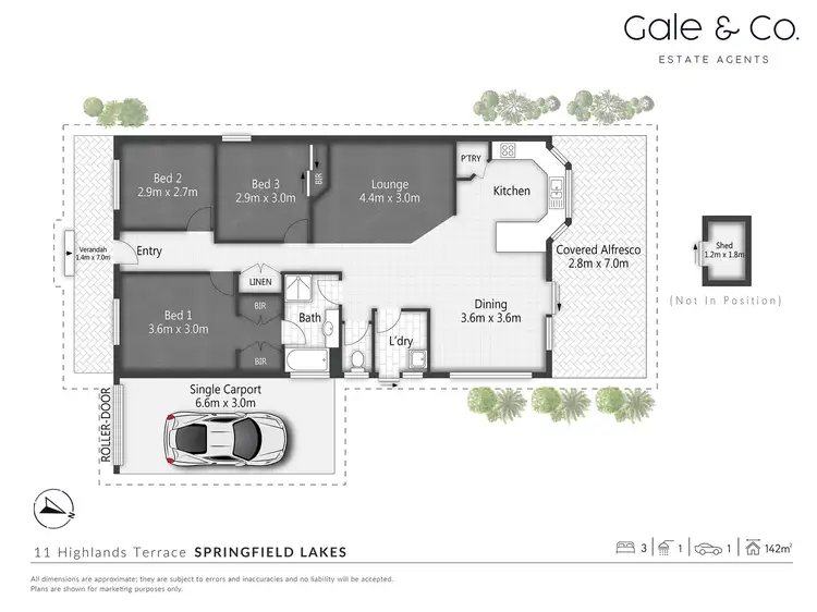 Floorplan of Homely house listing, 11 Highlands Terrace, Springfield Lakes QLD 4300