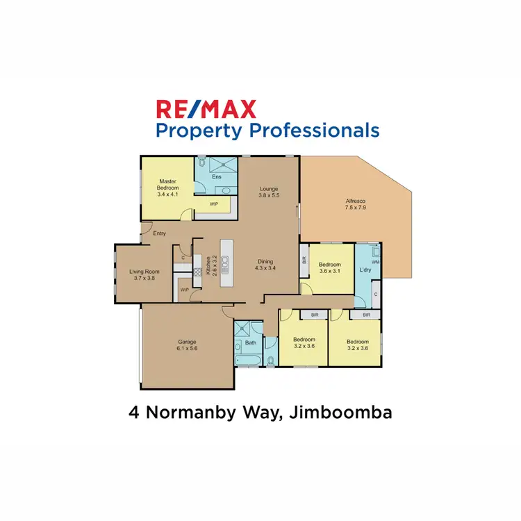 Floorplan of Homely house listing, 4 Normanby Way, Jimboomba QLD 4280
