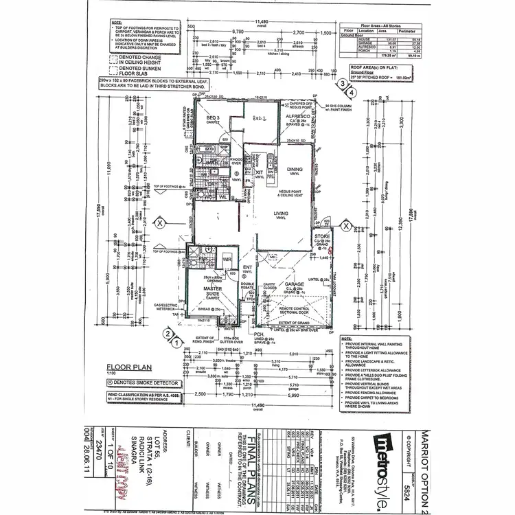 Floorplan of Homely house listing, 24 Fogliani Loop, Sinagra WA 6065