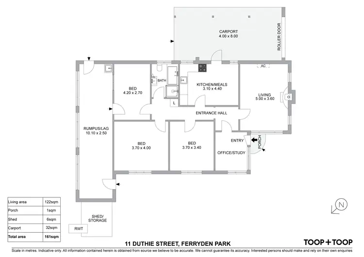 Floorplan of Homely house listing, 11 Duthie Street, Ferryden Park SA 5010