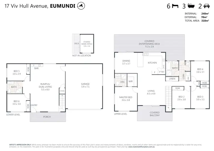 Floorplan of Homely house listing, 17 Viv Hull Avenue, Eumundi QLD 4562