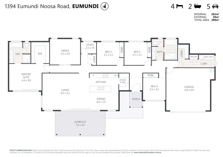Floorplan of Homely house listing, 1394 Eumundi Noosa Road, Eumundi QLD 4562