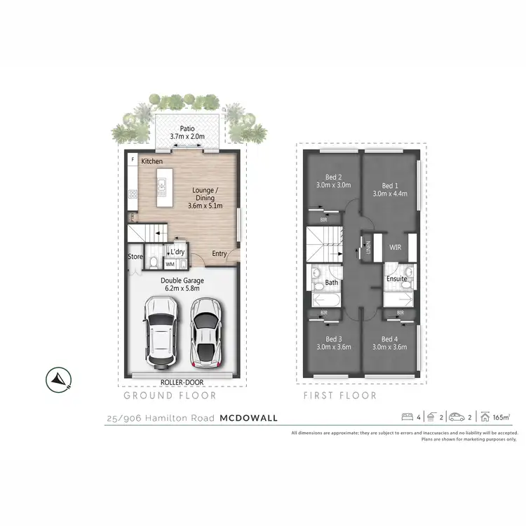 Floorplan of Homely semi-detached listing, 25/906 Hamilton Road, Mcdowall QLD 4053