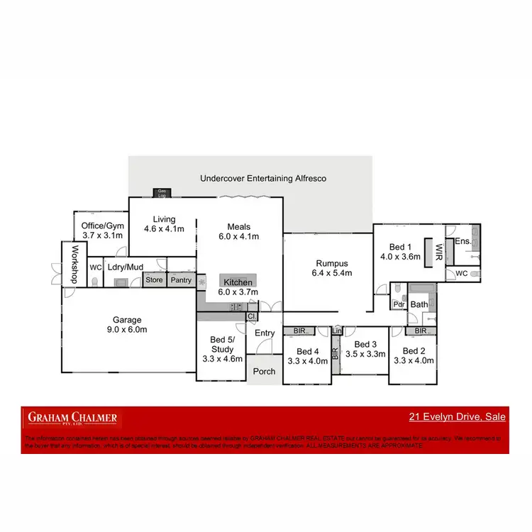 Floorplan of Homely house listing, 21 Evelyn Drive, Sale VIC 3850