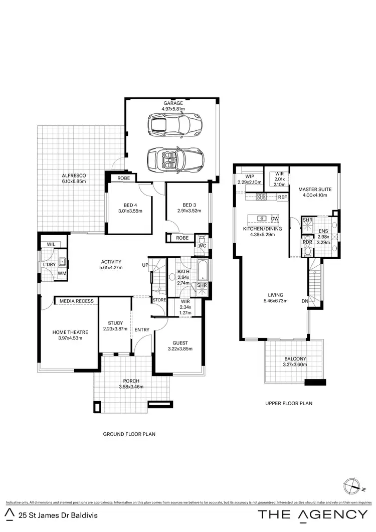 Floorplan of Homely house listing, 25 St James Drive, Baldivis WA 6171