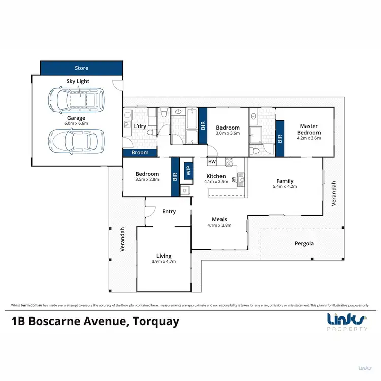 Floorplan of Homely house listing, 1B Boscarne Avenue, Torquay VIC 3228