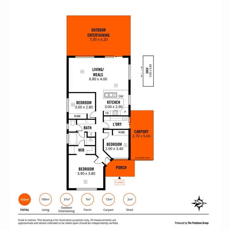 Floorplan of Homely house listing, 14 Maple Leaf Court, Munno Para West SA 5115