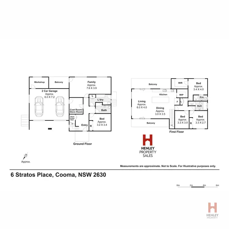 Floorplan of Homely house listing, 6 Stratos Place, Cooma NSW 2630